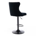 thumbnail image 6 of Dining Chairs A&A Furniture,Swivel Velvet Barstools Adjusatble Seat Height from 25-33 Inch,17.7 inch base, Modern Upholstered Bar Stools with Backs Comfortable Tufted for Home Pub and Kitchen Island,, 6 of 16