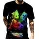 thumbnail image 1 of Disney Marvel Musik DJ Groot Hip Hop camiseta Männer 3D gedruckt übergroße camiseta Kinder Harajuku Stil Sommer Kurzarm camisetas xuanjing unisex, 1 of 1