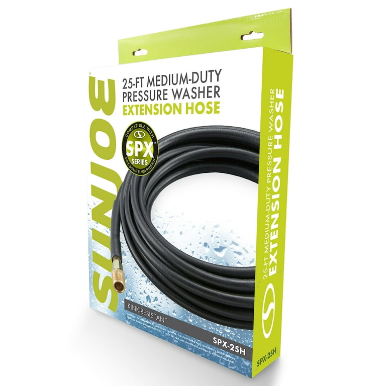 Flexzilla Pressure Washer Hose, 3/8 in. x 50 ft., 4200 PSI, Integrated  Quick Connect Fittings, ZillaGreen 
