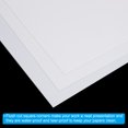 thumbnail image 3 of Uxcell 20 Mil Clear Binding Covers, 10Pcs for Report, White, 3 of 6
