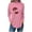 Pink, variant on Women's Turtleneck Tops Dressy Blouses Long Sleeve Comfy Shirts Casual Loose Tunic Fall Clothes