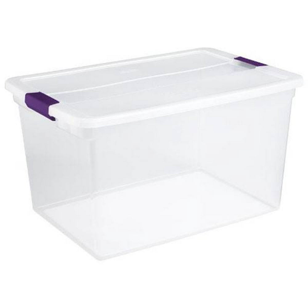 Sterilite 17571706 66Quart ClearView Latch Box Storage Tote Container (36 Pack)