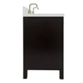 thumbnail image 4 of ARIEL Cambridge 66 Inch Double Rectangle Sink Bathroom Vanity With Carrara White Quartz Countertop 1.5 Edge In Espresso, 4 of 7