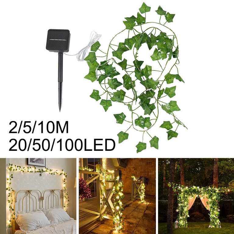 Fairy Lights For Bedroom Artificial Vines Green Leaves for Wall