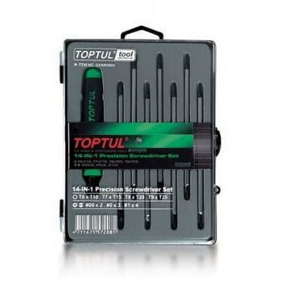 Toptul GAAW0804 14 in 1 Precision Screwdriver Set