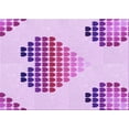 thumbnail image 1 of Ahgly Company Machine Washable Indoor Rectangle Transitional Blossom Pink Area Rugs, 8' x 10', 1 of 7