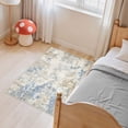 thumbnail image 3 of UERMEI 2'x3' Area Rugs for Entryway, Washable Non-slip Soft Indoor Door Mats, Modern Abstract Throw Rug for Bedroom Laundry Room Carpet, Blue & Brown, 3 of 9