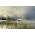 thumbnail image 2 of Schneidersmann, Anne 18x13 Gold Ornate Wood Framed with Double Matting Museum Art Print Titled - First Touch of Snow, 2 of 4