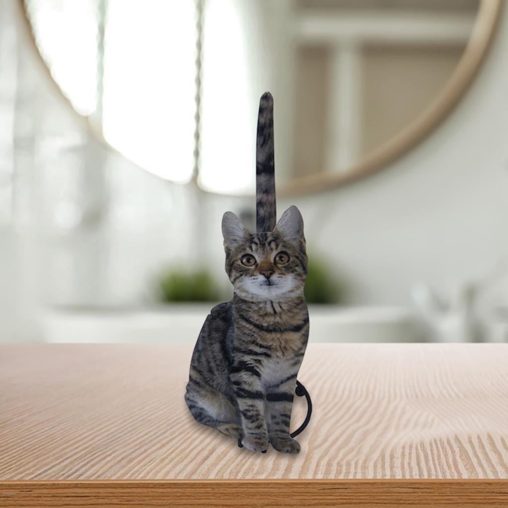 2x Bathroom Paper Towel Paper Holder Toilet Roll Holder Cat Towel Holder