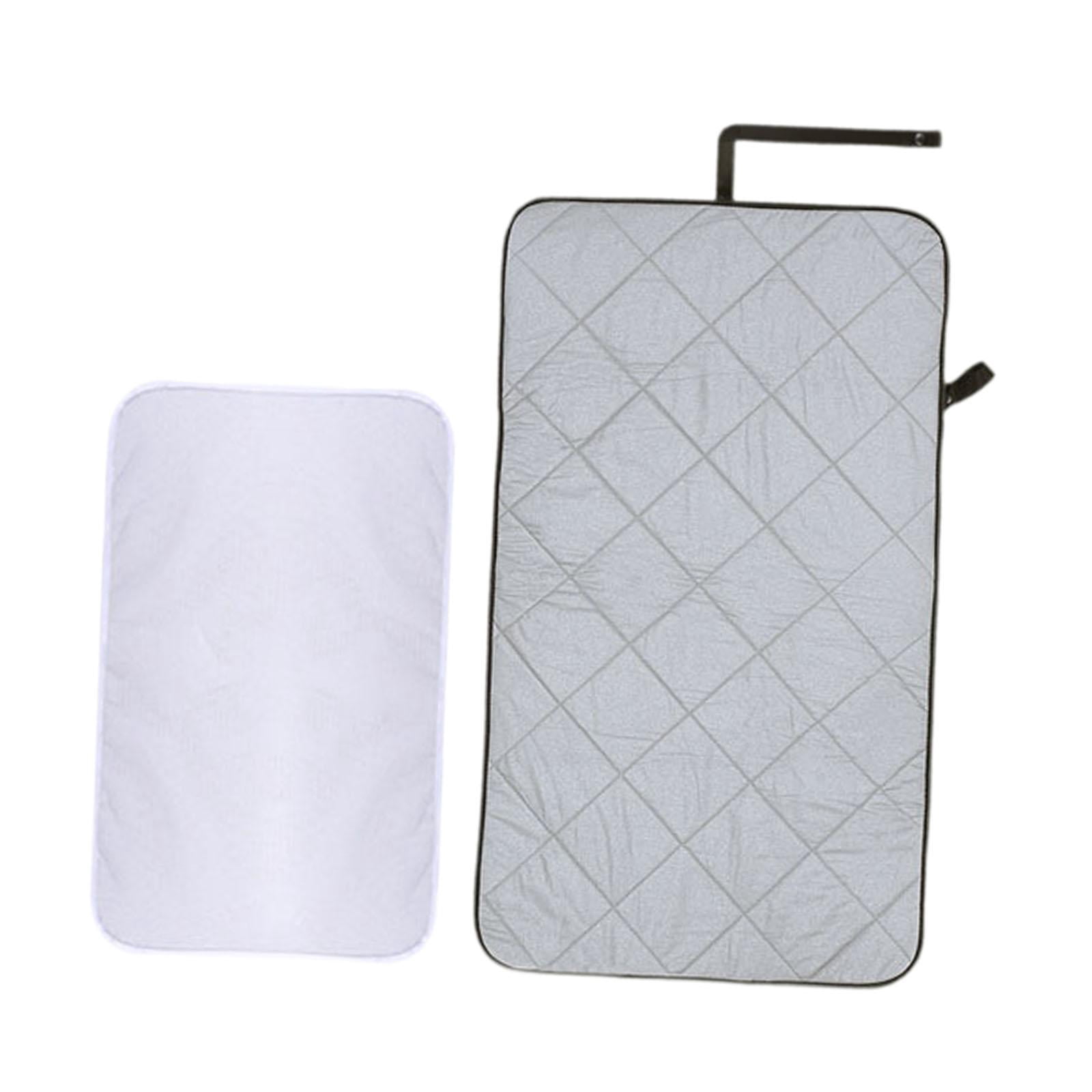 TISHITA Portable Ironing Mat Press Pad Foldable Premium Easy to Use Hanging Ironing Board Steamer Pad for Travel Dormitory Countertop