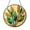 Acrylic 3.5 Inch, variant on Wheat Pattern Stained Glass Sun Catcher, Nature Harvest Window Art, Gift for Mom or Gardener