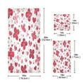 thumbnail image 3 of BZSMCE 3piece Bath Towel Sets Hand Bath Towels Fashion Poppy Symphony Printed Towel Sets, 3 of 8