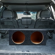 QPower 12 Inch Heavy-Duty Dual Sealed Vehicle Subwoofer Enclosure