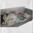 thumbnail image 6 of Circus Soft Flannel Fleece Blanket, Circus Facilities Scenery in Flat Design Style Balloons Children Park Illustration, Cozy Plush for Indoor and Outdoor Use, 50" x 70", Multicolor, by Ambesonne, 6 of 6
