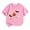 Z-Pink4, variant on LIIPEE Boys Girls Tops Halloween Cartoon Pumpkin Letter Ghost Printed Short Sleeve Round Neck Tshirt Top Toddler Casual Baby Photography Tee,Black,4-5 Years