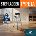 thumbnail image 6 of Louisville Ladder 8-Foot Aluminum Step Ladder, 300-Pound Load Capacity, Type IA, AS3008, 6 of 12