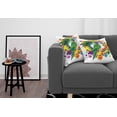 thumbnail image 3 of Ambesonne Colorful Throw Pillow Cover 2 Pack, Palms Tropical Plants, 18", Multicolor, 3 of 7