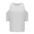 thumbnail image 6 of Yubnlvae Women's 3/4 Sleeve Tops&nbsp;2025 Spring Crewneck Blouse - Cotton Linen Casual Shirts for Work & Going Out - Loose Fit Three Quarter Sleeve Black, Xxl, 6 of 9