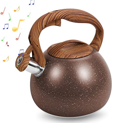 Whistling Tea Kettle Stovetop, 2.7 Quart Tea Pot for Stove Top