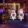thumbnail image 2 of Aunavey Christmas Santa Claus Snowman Decorative Lights for Yard Decor, 2 of 5