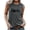Gray, variant on Aoochasliy Tank Tops for Women Women's Sleeveless Summer Casual Tops Regular Round Neck Printing Sleeveless Vest Tops