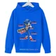 thumbnail image 2 of Sudadera con capucha de Sonic para niños de 3 a 14 años, sudadera de manga larga para bebés, camisetas de dibujos animados, jerséis de gran tamaño, ropa divertida para niños, 2 of 5