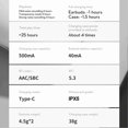 thumbnail image 4 of Wireless Earbuds Bluetooth 5.3 APP Control IPX5 Water Resistant Earbuds for Sports Running, 4 of 5