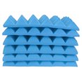 thumbnail image 3 of 12 Pack Set Acoustic Foam Panels, Studio Wedge Tiles,12x12x2 inches Acoustic Foam Sound Absorption 3D Pyramid Studio Treatment Wall Panels, 3 of 7