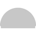 thumbnail image 5 of Ekena Millwork 68"W x 40-3/4"H x 2-3/4"P Half Round Sunburst Architectural Grade PVC Combination Pediment, 5 of 7