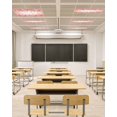thumbnail image 4 of Fluorescent Light Covers for Ceiling Lights 3 Pack, Red Orange Botanical Magnetic Ceiling Light Covers 2x4ft for Classroom Office School, Watercolor Pastoral Weeping Leaf Drop Ceiling Light Shade, 4 of 7
