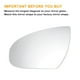 thumbnail image 3 of Unique Bargains 1 Pcs Reemplazo del vidrio del espejo retrovisor del lado del conductor izquierdo calefaccionado blanco con ajuste trasero para Hyundai Tucson, 3 of 6
