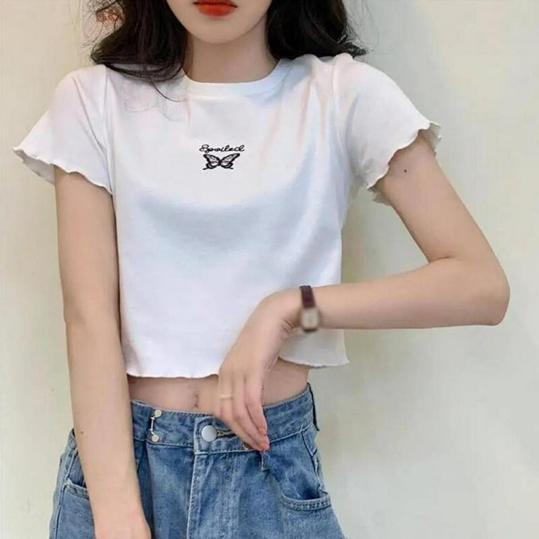 Korean fashion t best sale shirts