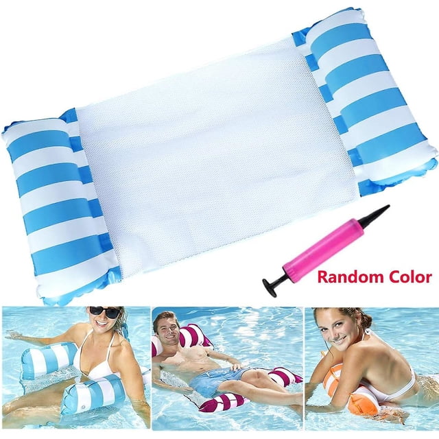 Hamaca inflable flotante WEIHJMXG Tumbona de piscina 120*70CM
