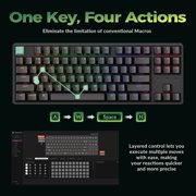 Keychron K8 HE TKL Wireless RGB Magnetic Switch Keyboard, Rapid Trigger, QMK, 2.4G/BT, Standard Black