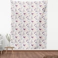 thumbnail image 3 of Ambesonne Spring Fabric by the Yard Upholstery, Flowers Butterflies Doodle, 5 Yards, Multicolor, 3 of 4