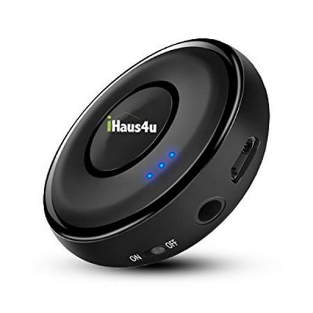 Bluetooth Receiver by iHaus4u Just Plug the Adapter To Your Non Bluetooth Devices and Stream Your Music Wirelessly Ideal for Car and Truck Stereo Audio Systems Speakers