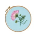 thumbnail image 2 of Sidaley Bordado de lino para mujer, Kit de punto de cruz, flor decorativa hecha a mano, tipo de entrenamiento para principiantes, conjunto de aprendizaje Kits de experimentos de química Tipo 7, 2 of 6