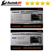 2022 AUTEK IKEY820 Key Fob Programmer with 2 licenses Full OBD2 Programming Tool