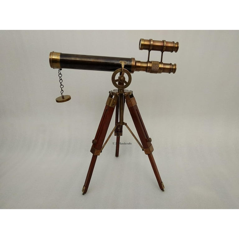Aazon.co: Double Barel Victorian London (1915) 14" Brass Telescope On
