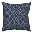 thumbnail image 2 of Creative Products Blue Diamond Dot Pattern 18x18 Indoor / Outdoor Pillow, 2 of 3