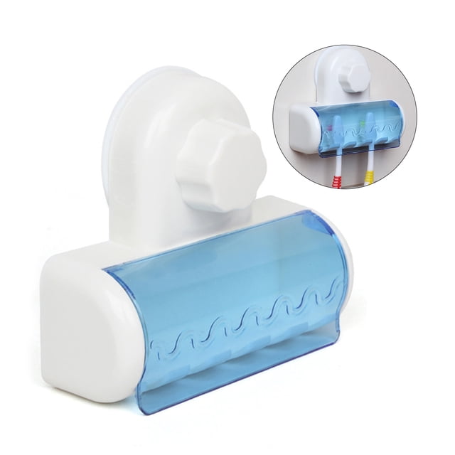 BRIGHTFUFU Toothbrush Rack Toothbrush Holder Tooth Brush Holder Toothbrush Case Sky-Blue