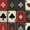 Color 1, variant on Peel and Stick Wallpaper Playing Red Hearts Diamonds Black Clubs Dark Textured Wall Mural 17.7in x 9.8ft Self Adhesive Removable Wall Paper Renter Friendly Wallpaper for Nursery Bedroom Cabinets