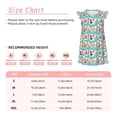 thumbnail image 3 of Fotbe Cute Corgi Head Vestido de Dormir para Niñas de 3 a 10 Años, Mangas Cortas, Estilo Princesa, Pijama Camisón con Mangas Voladas-Small, 3 of 6