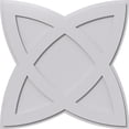 thumbnail image 1 of Ekena Millwork CMP30CM 30 in. OD x 11.25 in. Carré Cosmo Architecture Grade Médaillon de Plafond Contemporain PVC, 1 of 1