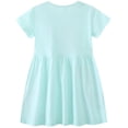 thumbnail image 2 of Vestido Clothes FreeLu para niña pequeña, manga corta, algodón 6T, 2 of 7