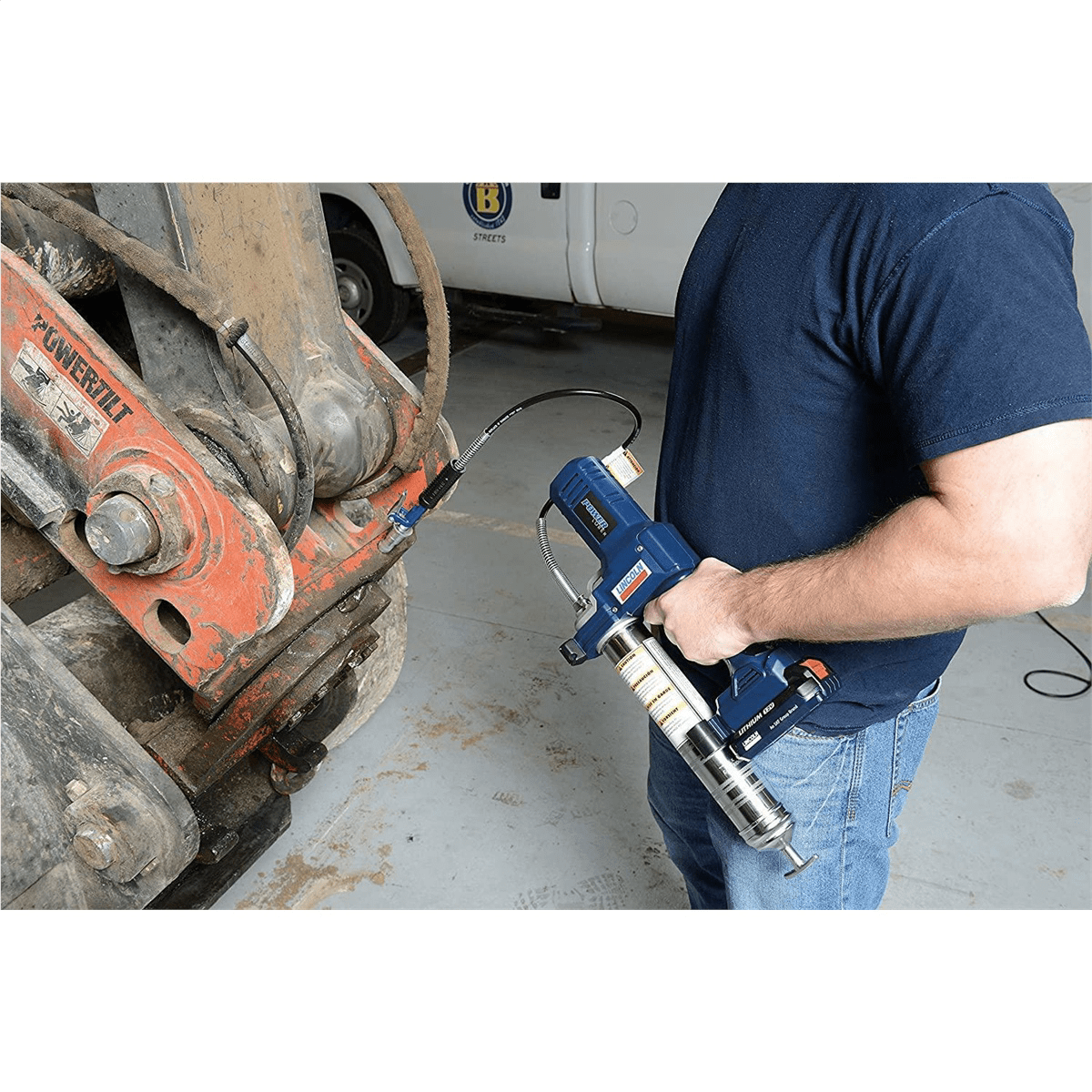 Lincoln MVB1040 Professional Greasing Kit Pistol Grip Gun Hose Coupler Auto