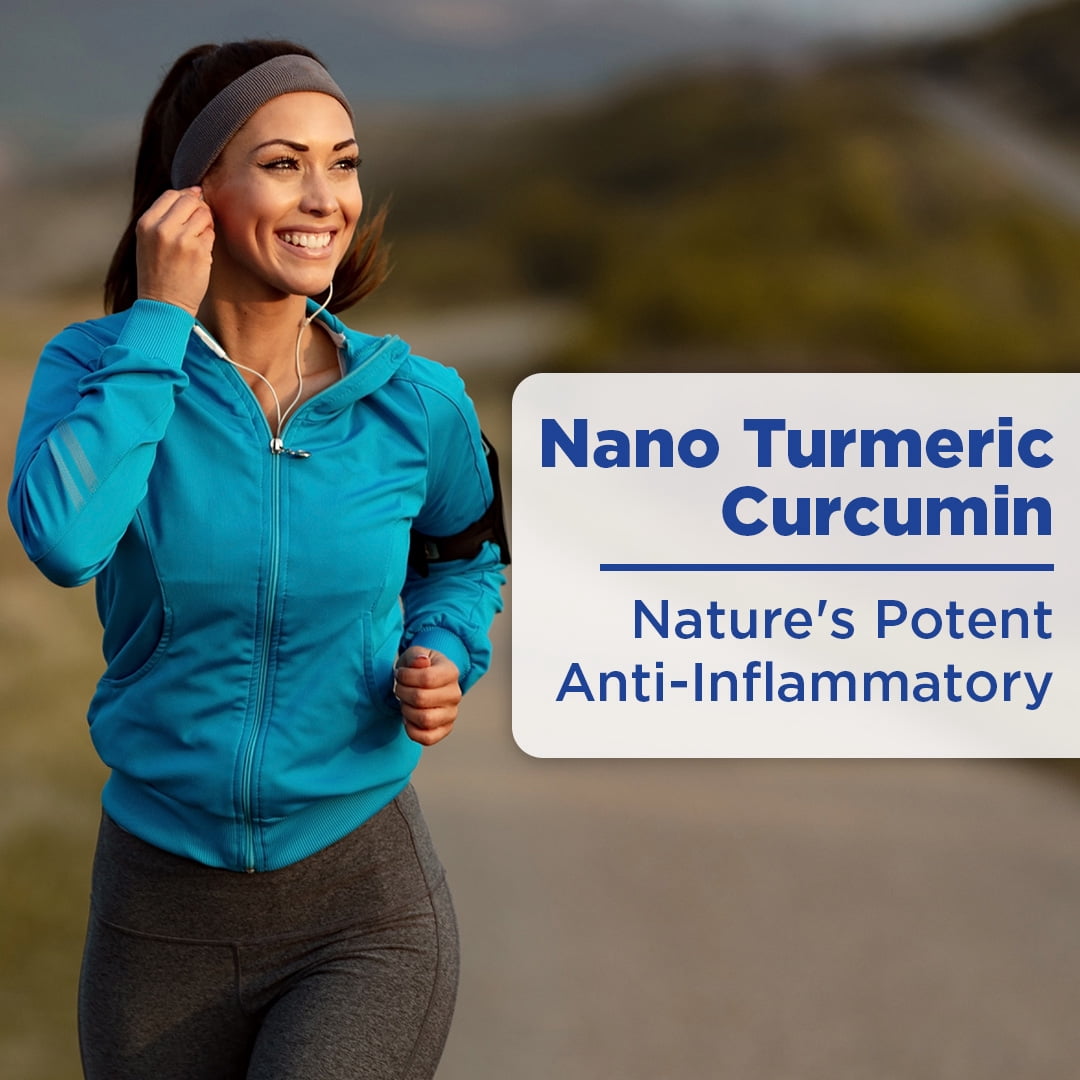 NANO TURMERIC CURCUMIN, highly bioavailable nano particles, rapid absorption, organic vegan non-GMO Curcuma Longa, supports joints, heart, prostate health, easy to use, 30 servings.