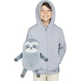 thumbnail image 2 of Kids Cubcoats Sloth 2-in-1 Stuffed Animal Hoodie Size 4-5, 2 of 2