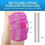 AVIDDA Knee Brace for Meniscus Tear Arthritis Pain Open Patella Stabilizers Non Slip Knee Support for Men Women Comfort Neoprene Knee Wrap for Weightlifting Running, Small, 1 Pack, Gray