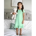 thumbnail image 4 of Arshiner Girls Nightgowns Sleepwear Short Sleeve Victorian Pajama Dress Soft Princess Sleepshirt, 4 of 6